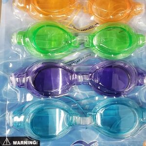 Colorful Swim Goggles Set